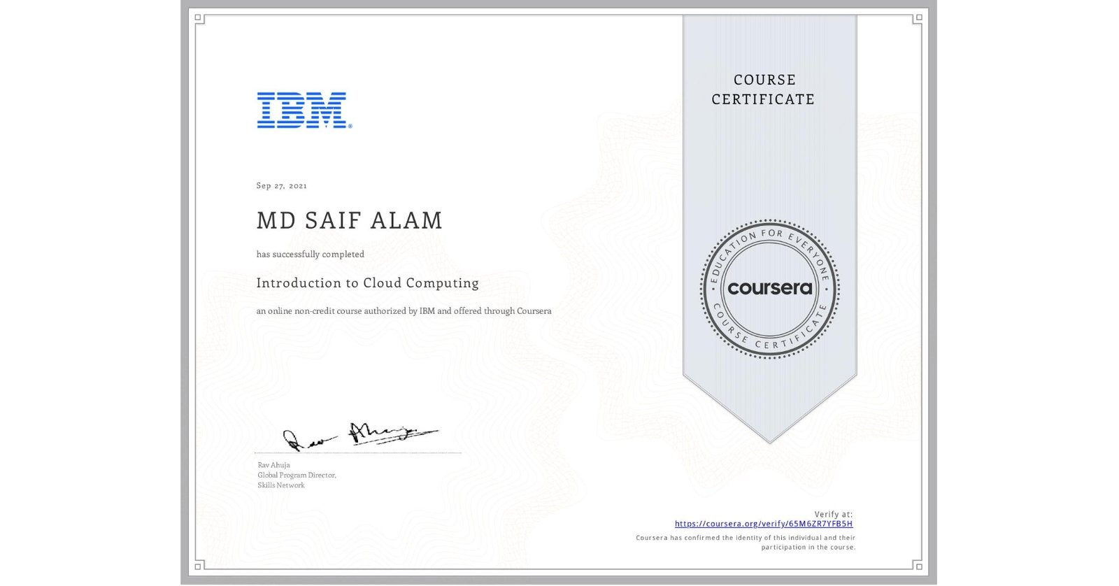 Introduction to Cloud Computing